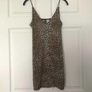 H&M Cheetah/Leopard Bodycon Mini Dress